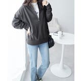 抜け感!ハーフジップ大人スウェット | Viola e Viola | 詳細画像7