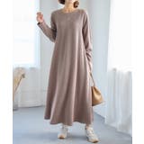 モカ | ふくれジャガードフレアワンピ | Viola e Viola