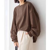 ブラウン | 袖ボリューム裏毛スウェットトップス | Viola e Viola