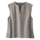 圧縮ニットキーネックベスト        | alotta | 詳細画像17 