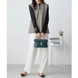 圧縮ニットキーネックベスト        | alotta | 詳細画像4 