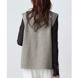 圧縮ニットキーネックベスト        | alotta | 詳細画像5 