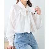 前後２ＷＡＹボウタイデザインシャツブラウス | alotta | 詳細画像12 