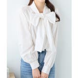 前後２ＷＡＹボウタイデザインシャツブラウス | alotta | 詳細画像14 