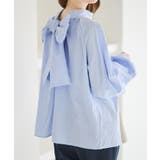 前後２ＷＡＹボウタイデザインシャツブラウス | alotta | 詳細画像4 