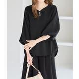 ブラック系 | 【２点セット】洗える！楽キレイセットアップ | alotta