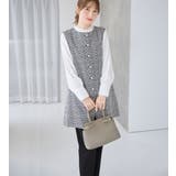 モノトーンツイード系 | 【３点セット】洗える！ジレセットアップ  | alotta