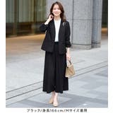 【2点セット】洗える!カラーレスジャケットガウチョスーツ | Viola e Viola | 詳細画像15