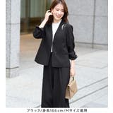 【2点セット】洗える!カラーレスジャケットガウチョスーツ | Viola e Viola | 詳細画像17