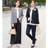 【選べるボトムス】2点セット洗える!セットアップスーツ | Viola e Viola | 詳細画像1
