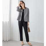 モノトーン系テーパード | 【選べるボトムス】2点セット洗える!セットアップスーツ | Viola e Viola