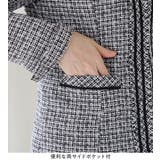 フリンジ使いツイードノーカラージャケット | alotta | 詳細画像11 