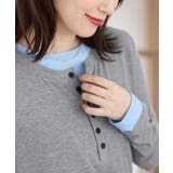 1枚着映えレイヤード風ヘンリーネックリブトップス | Viola e Viola | 詳細画像7