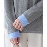 1枚着映えレイヤード風ヘンリーネックリブトップス | Viola e Viola | 詳細画像8