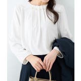 ネックパールデザインブラウス | alotta | 詳細画像1