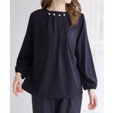 ネックパールデザインブラウス | alotta | 詳細画像9