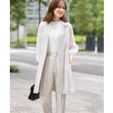 ライトグレー | 【洗える】ロングベストセットアップ    | Viola e Viola