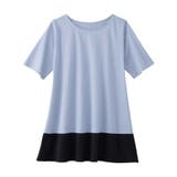 なめらか上品カットソー配色切替Aラインチ | Viola e Viola | 詳細画像30