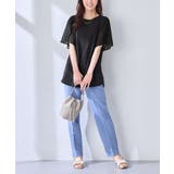 異素材切替チューリップ袖チュニック | alotta | 詳細画像11 