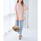 異素材切替チューリップ袖チュニック | alotta | 詳細画像19 