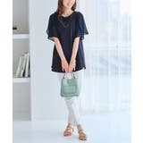 異素材切替チューリップ袖チュニック | alotta | 詳細画像22 