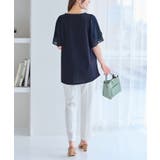 異素材切替チューリップ袖チュニック | alotta | 詳細画像23 