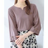 袖口金ボタンデザインTシャツ | alotta | 詳細画像7