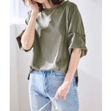 オリーブ | ちゃっかり細見え!デザイン袖トップス | Viola e Viola