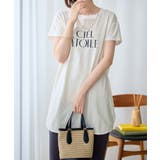ひんやり＆さらり綿混チュニックＴシャツ | Viola e Viola | 詳細画像3 