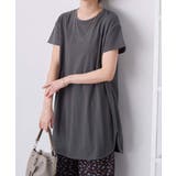 ひんやり＆さらり綿混チュニックＴシャツ | Viola e Viola | 詳細画像21 