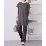 ひんやり＆さらり綿混チュニックＴシャツ | Viola e Viola | 詳細画像24 