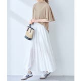 上品フレアー袖リブＴシャツ | alotta | 詳細画像15 