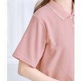 衿配色Ａラインポロチュニック | alotta | 詳細画像26 