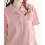 衿配色Ａラインポロチュニック | alotta | 詳細画像29 