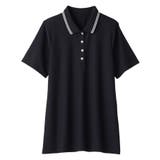 衿配色Ａラインポロチュニック | alotta | 詳細画像31 