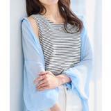 <肩紐隠せるストラップ付き>リブタンクトップ | alotta | 詳細画像2