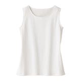 <肩紐隠せるストラップ付き>リブタンクトップ | alotta | 詳細画像30