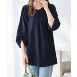 ７分袖ＡラインチュニックＴブラウス | alotta | 詳細画像10 