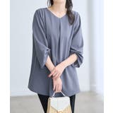 ７分袖ＡラインチュニックＴブラウス | alotta | 詳細画像16 