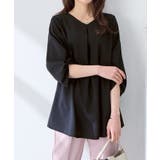 ７分袖ＡラインチュニックＴブラウス | alotta | 詳細画像20 