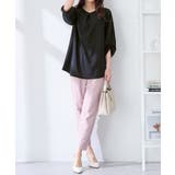 ７分袖ＡラインチュニックＴブラウス | alotta | 詳細画像24 