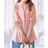 ７分袖ＡラインチュニックＴブラウス | alotta | 詳細画像25 