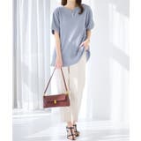 パール調ボタンエンボスチュニック | alotta | 詳細画像5
