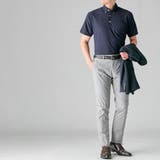 ネイビー | ボタンダウンビジネスポロシャツ | REMEN’S