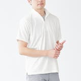 オフホワイト | スムースジップポロシャツ | REMEN’S