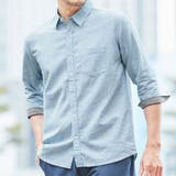 接触冷感!綿麻デザイン7分袖シャツ | REMEN’S | 詳細画像1