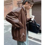 ARTURO アルトゥーロ レザージャケット フシンジ メキシコ製 ブラウン オーバーサイズ レザー ジャケット ブルゾン[品番：ALTB0002931