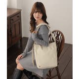 アイボリー | リボン トートバッグ トート | ALTROSE