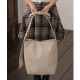 グレージュ | リボン トートバッグ トート | ALTROSE