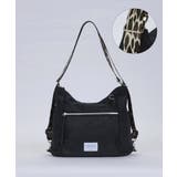 ブラック×レオパード | トート トートバッグ ショルダー | ALTROSE